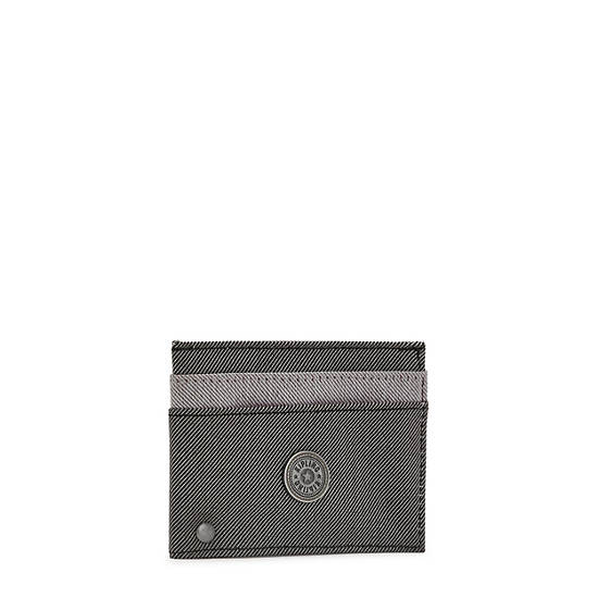 Kipling Jonas Card Case Bags Duo Grey Black | CA 2143DF